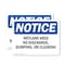 Signmission Wetland Area No Discharge Dumping Or Clearing, 10 in W x Rectangle, Vinyl Decal OS-2PACK-NS-D-710-L-19038 - alternate 1